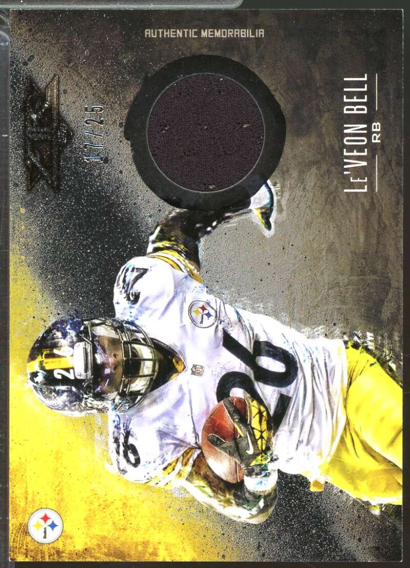 Le'Veon Bell Card 2014 Topps Fire Relics Onyx /25 #FRLB  Image 1
