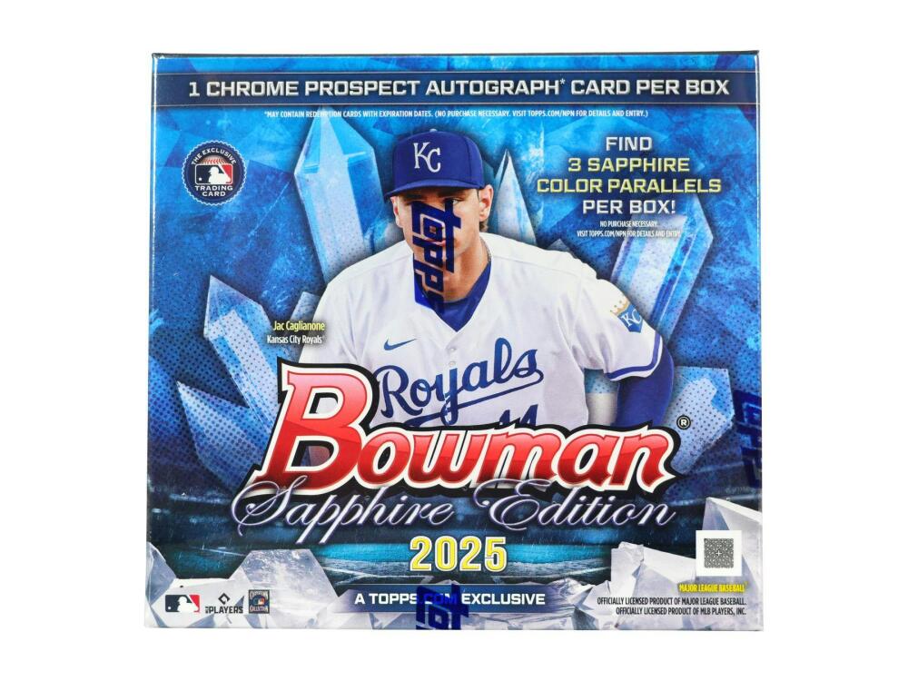 2025 Bowman Sapphire Edition Baseball Box Image 1