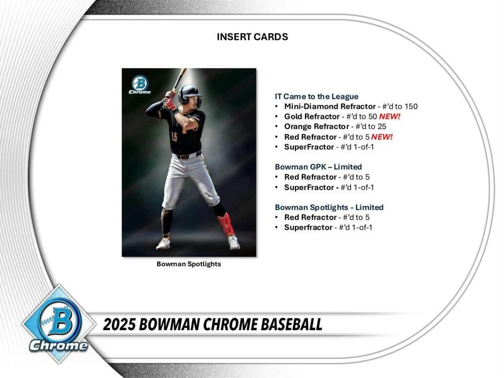 2025 Bowman Chrome Baseball Hobby Box Image 8