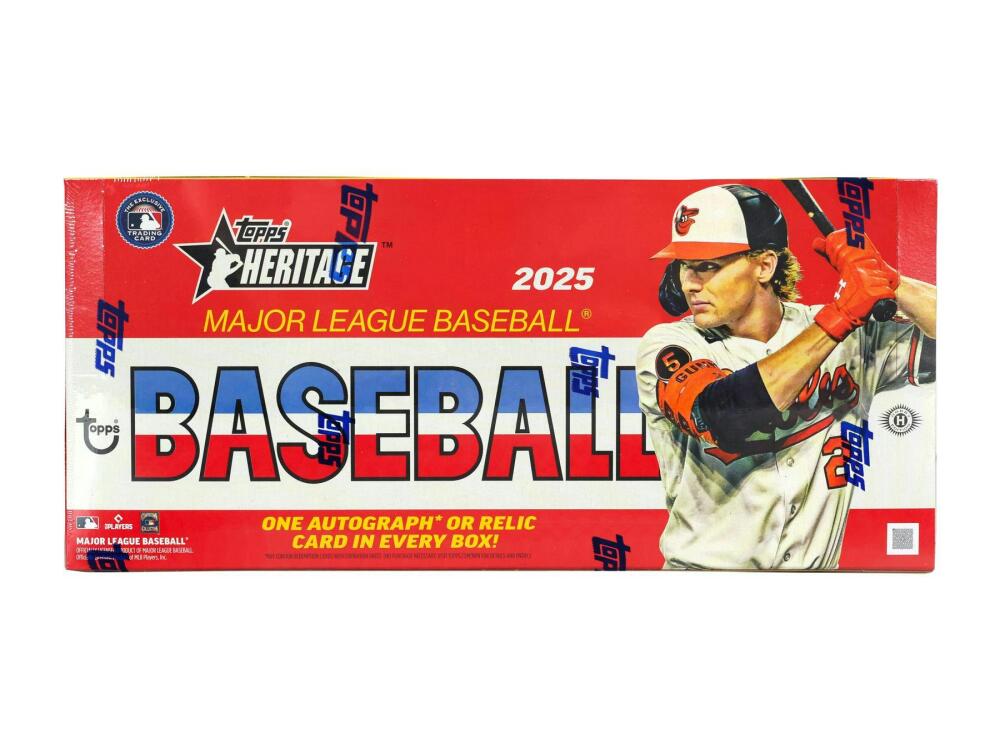 2025 Topps Heritage Baseball Hobby Box Image 1