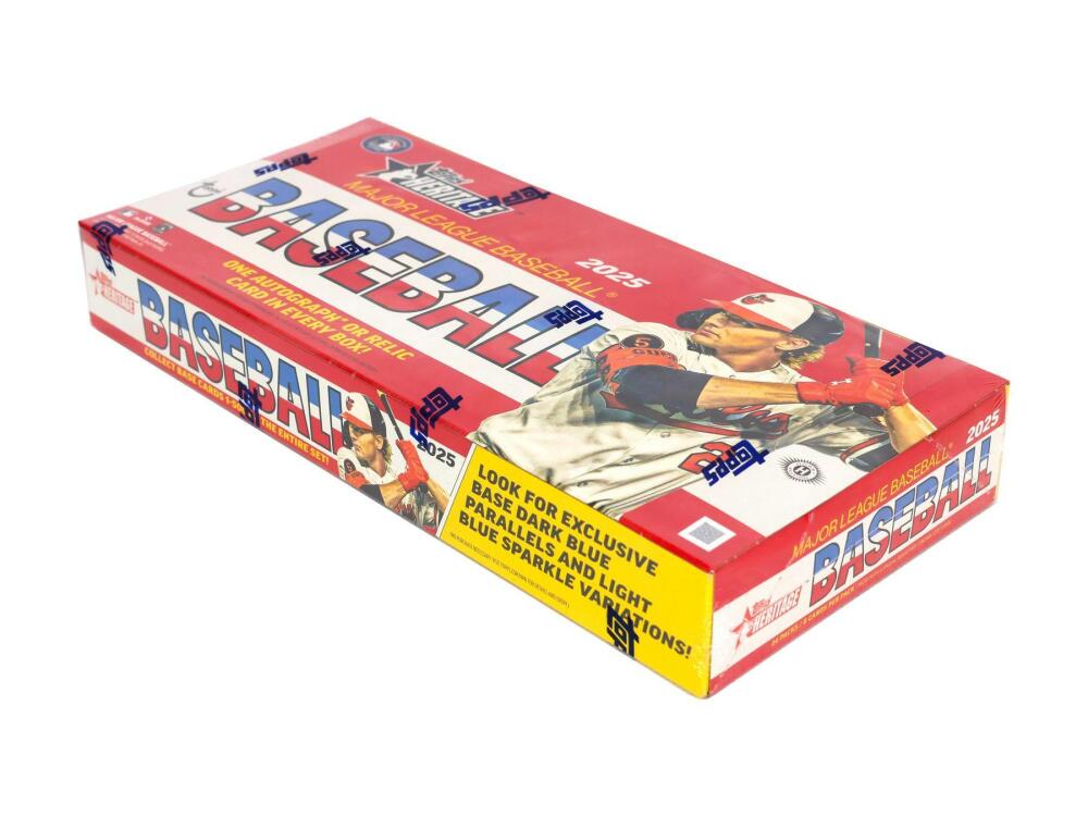 2025 Topps Heritage Baseball Hobby Box Image 2