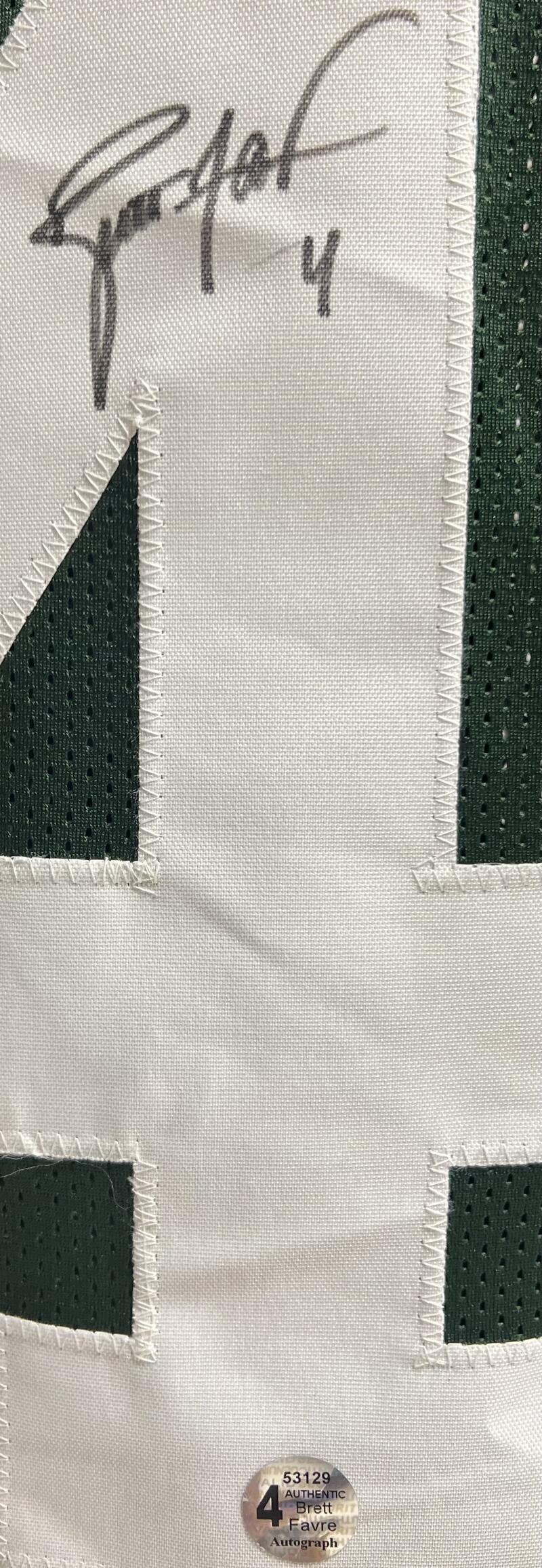 Authentic Brett Favre Autograph Signed Packers Jersey  Image 4