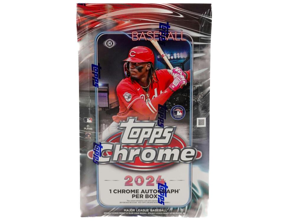 2024 Topps Chrome Baseball Hobby Box Image 1