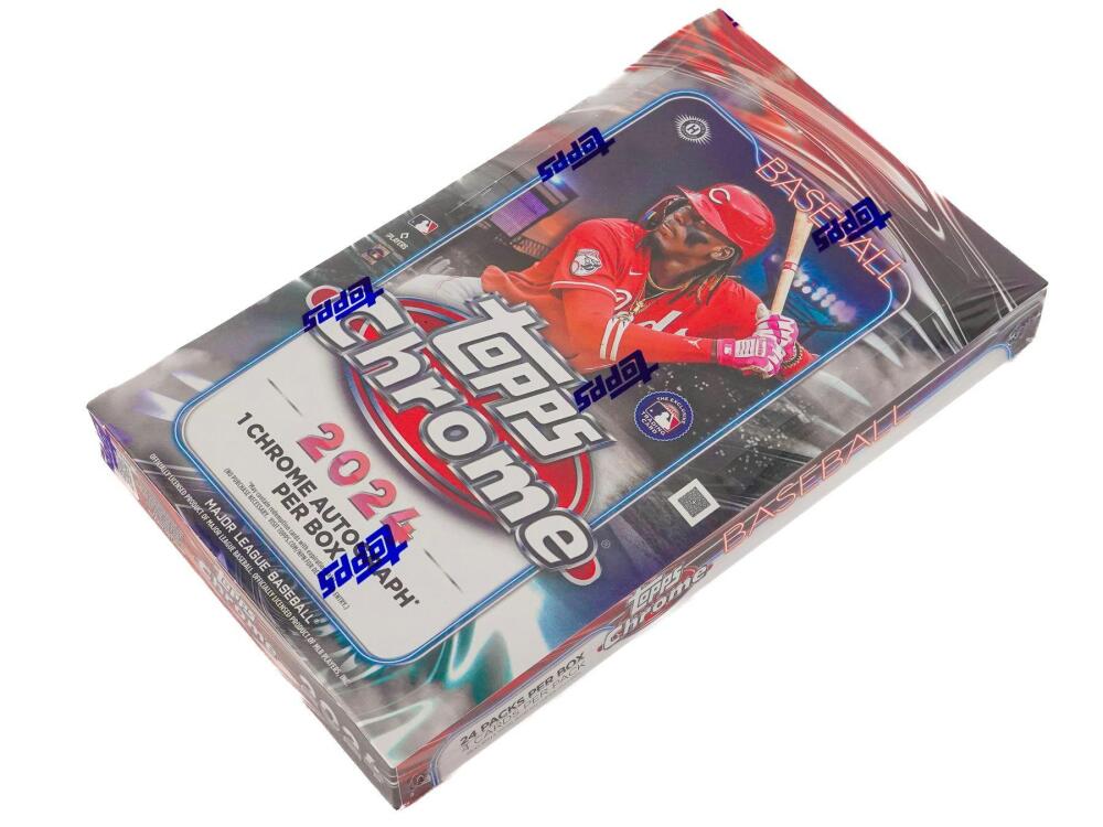 2024 Topps Chrome Baseball Hobby Box Image 2