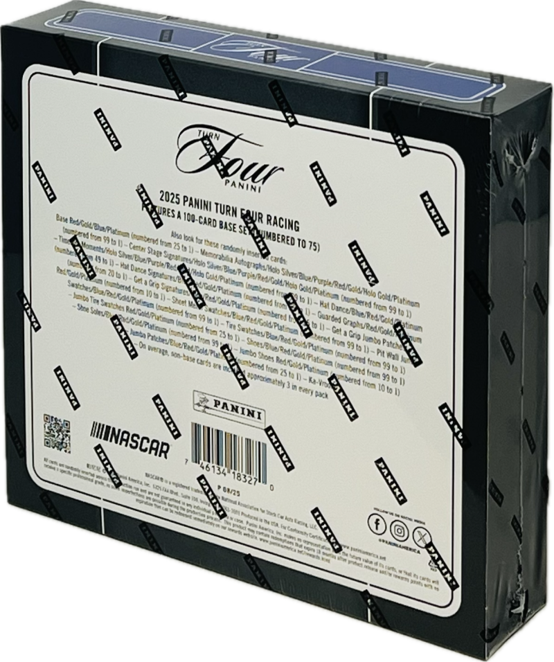 2025 Panini Turn Four Racing Hobby Box Image 2