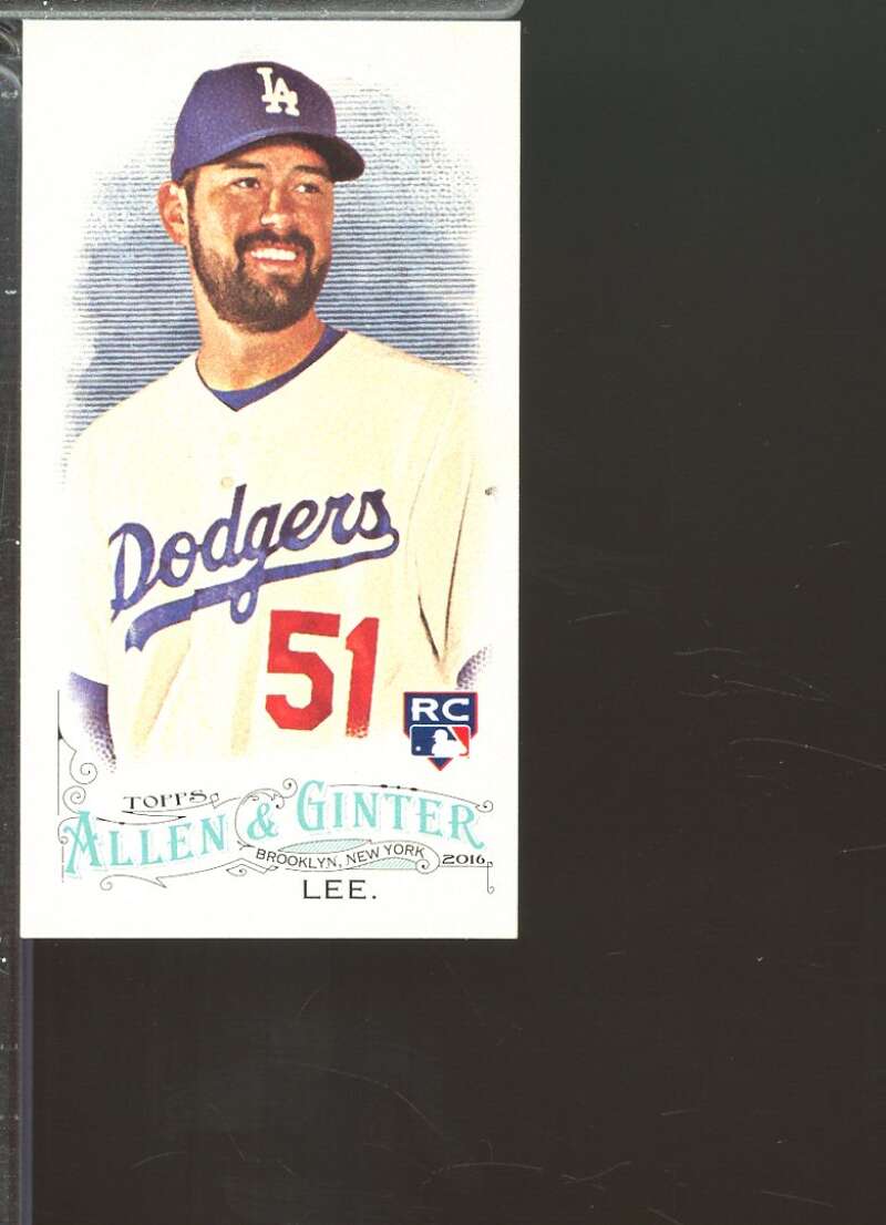 Zach Lee Rookie Card 2016 Topps Allen and Ginter Mini Brooklyn Back /25 #163  Image 1