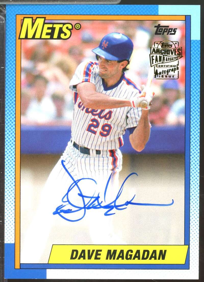 Dave Magadan Card 2017 Topps Archives Fan Favorites Autographs #FFADMA  Image 1