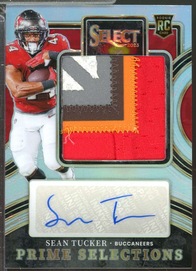 Sean Tucker Rookie 2023 Select Prime Selections Jersey Autograph Prizm /99 #5  Image 1