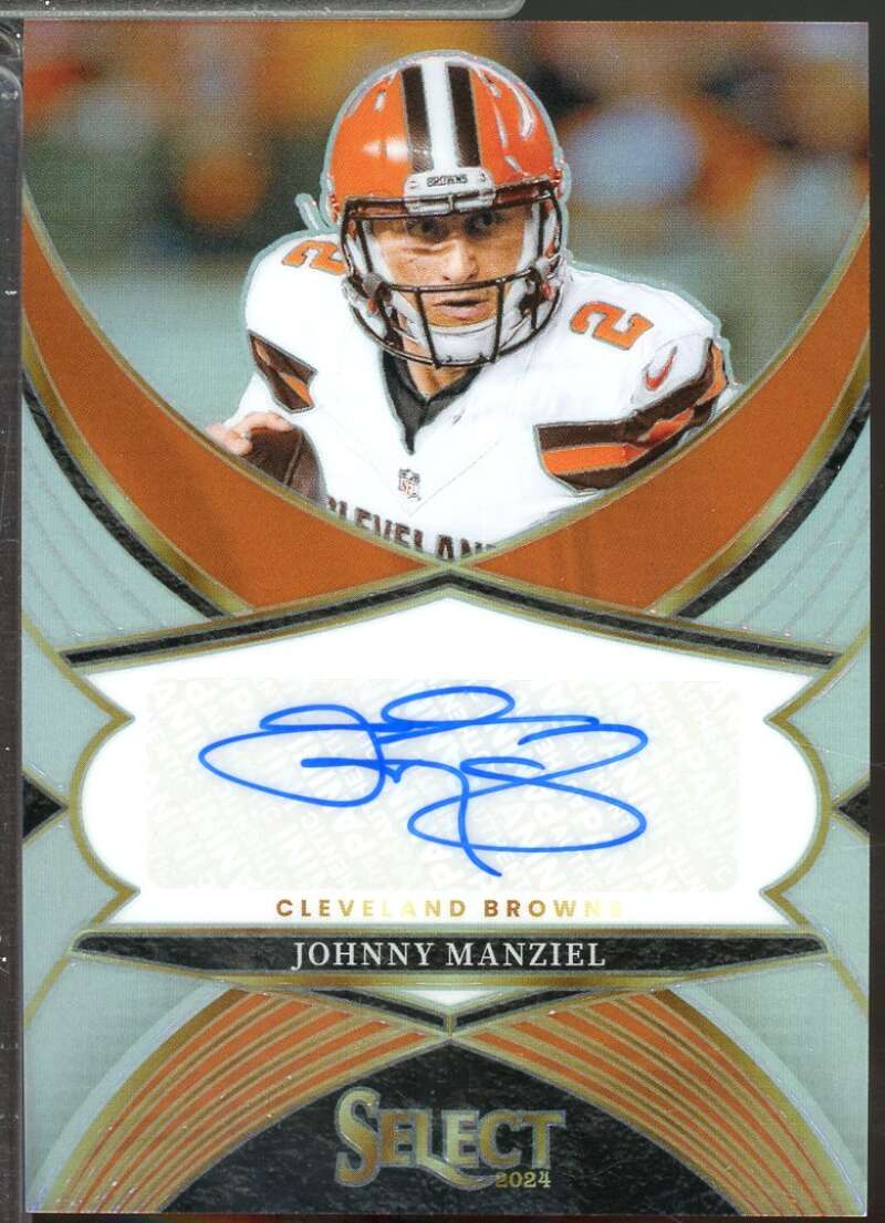 Johnny Manziel Card 2024 Select Signatures Autograph Prizm #29  Image 1