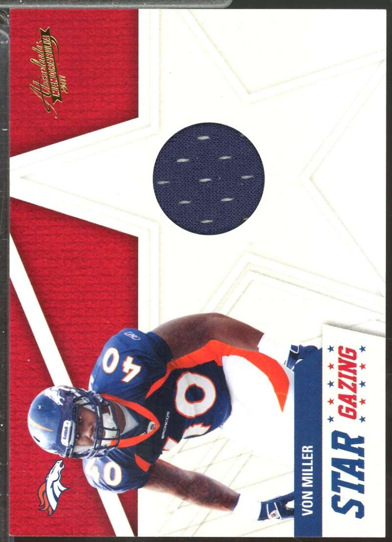 Von Miller Rookie 2011 Absolute Memorabilia Star Gazing Jersey Materials #19  Image 1