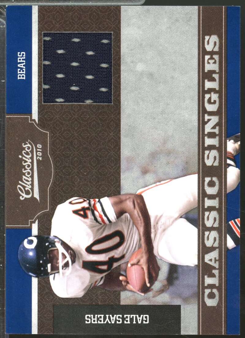 Gale Sayers Card 2010 Classics Classic Singles Jerseys /299 #18  Image 1