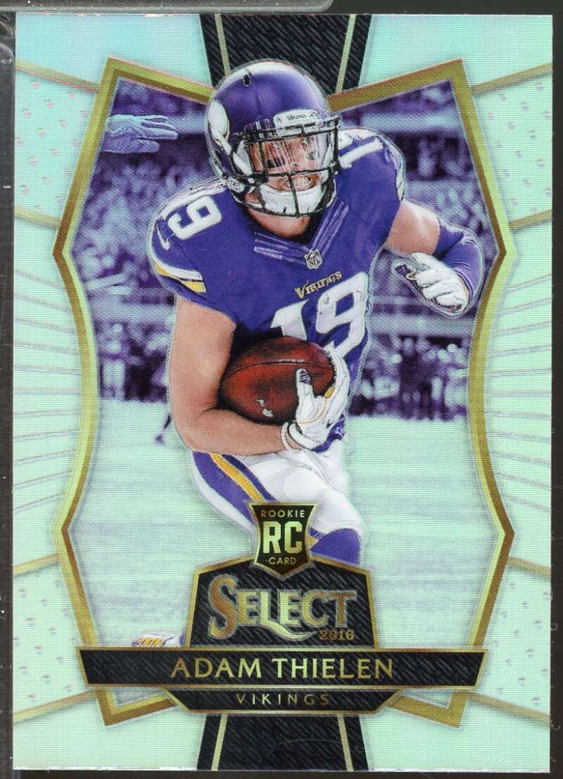 Adam Thielen Rookie Card 2016 Select Prizm Silver #104  Image 1