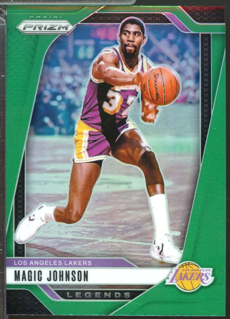 Magic Johnson Card 2024-25 Panini Prizm Green #294  Image 1