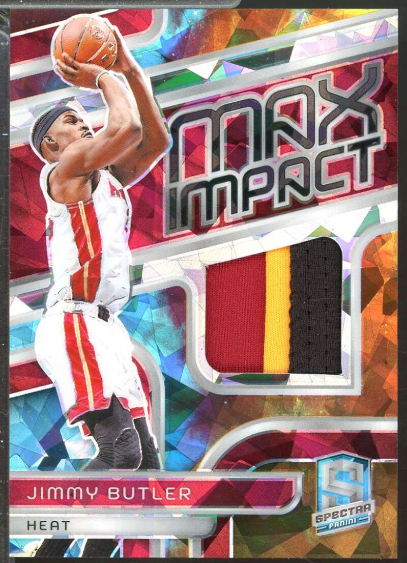 Jimmy Butler Card 2023-24 Panini Spectra Max Impact Jerseys Astral /49 #21  Image 1