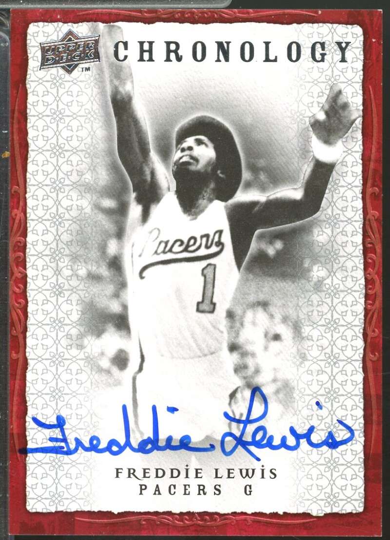 Freddie Lewis Card 2007-08 Upper Deck Chronology Autographs #33  Image 1