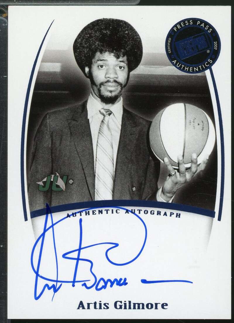 Artis Gilmore Card 2007-08 Press Pass Legends Signatures Autograph #75  Image 1