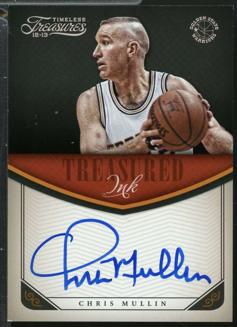 Chris Mullin Card 2012-13 Timeless Treasures Treasured Ink Autograph /199 #13  Image 1