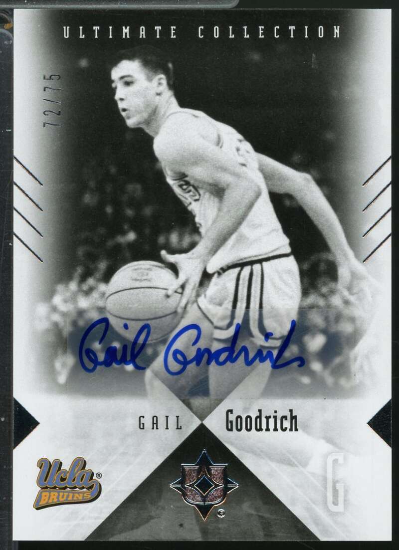 Gail Goodrich Card 2010-11 Ultimate Collection Base Autograph /75 #27  Image 1