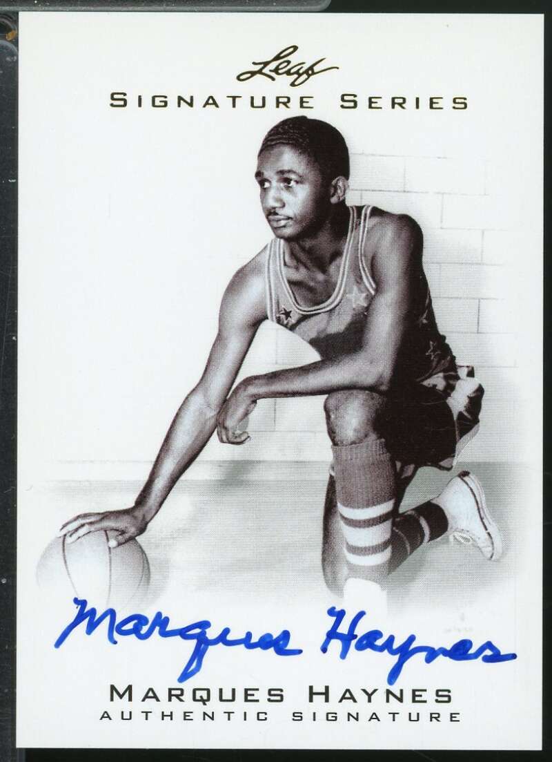 Marques Haynes Card 2012-13 Leaf Signature Series Autograph #MH1  Image 1