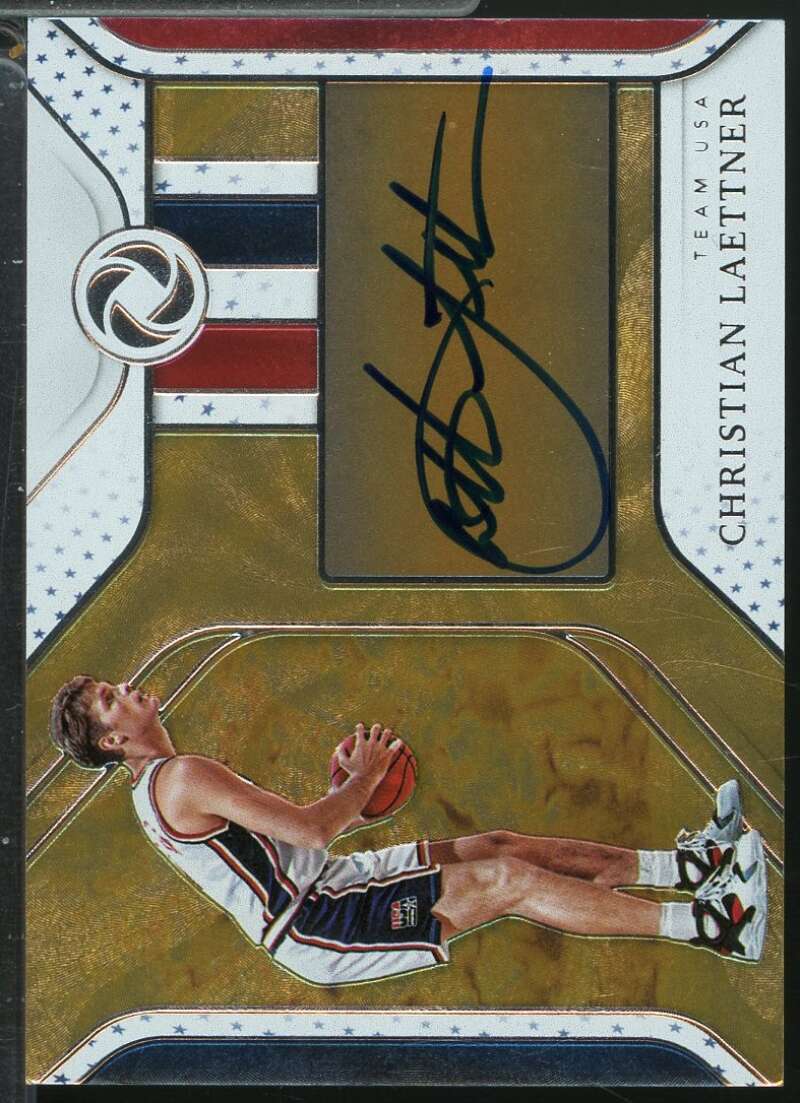 Christian Laettner Card 2018-19 Panini Opulence Gold Medal Autographs /79 #4  Image 1