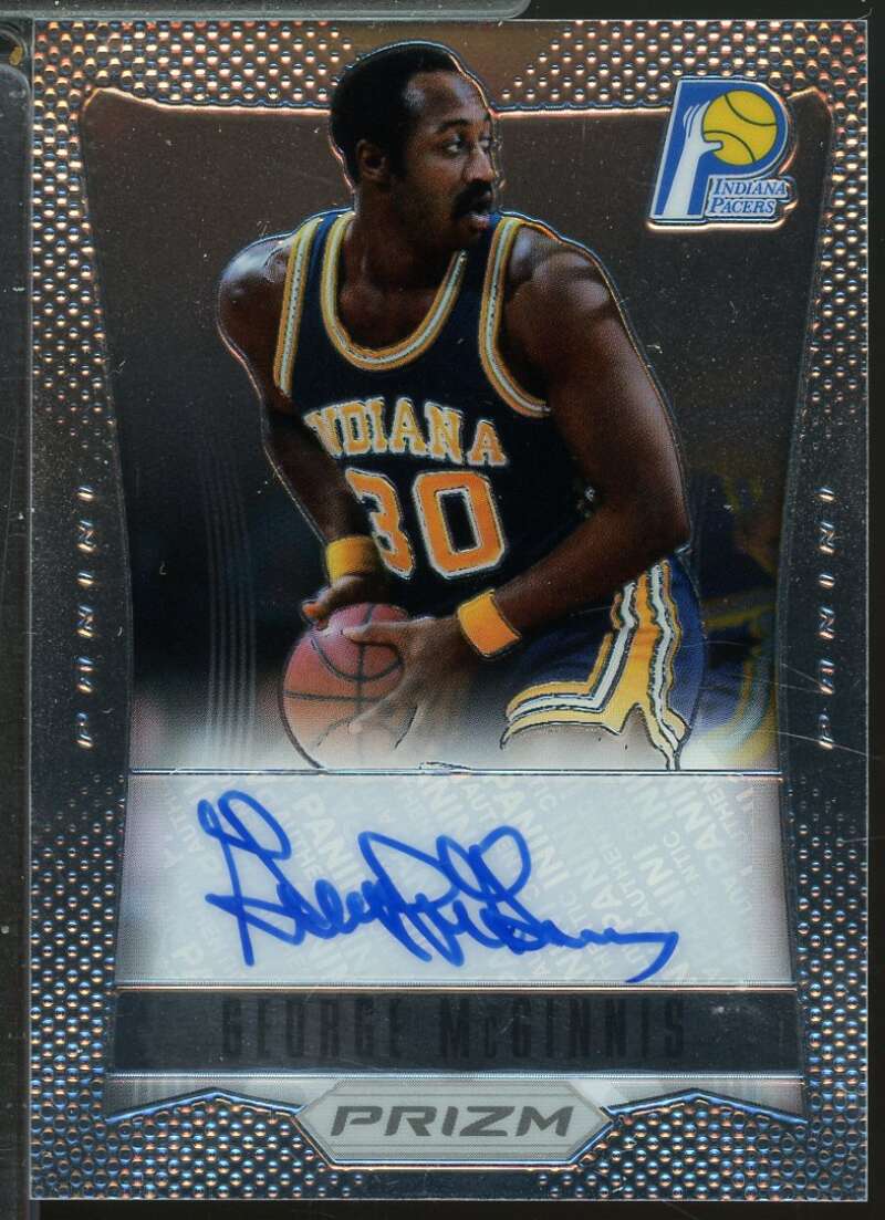 George McGinnis Card 2012-13 Panini Prizm Autographs #17  Image 1