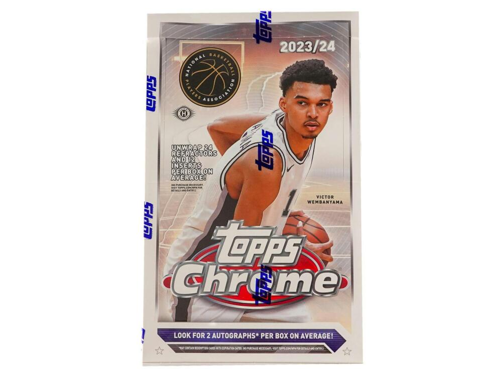 2023-24 Topps Chrome Basketball Hobby Box Image 1