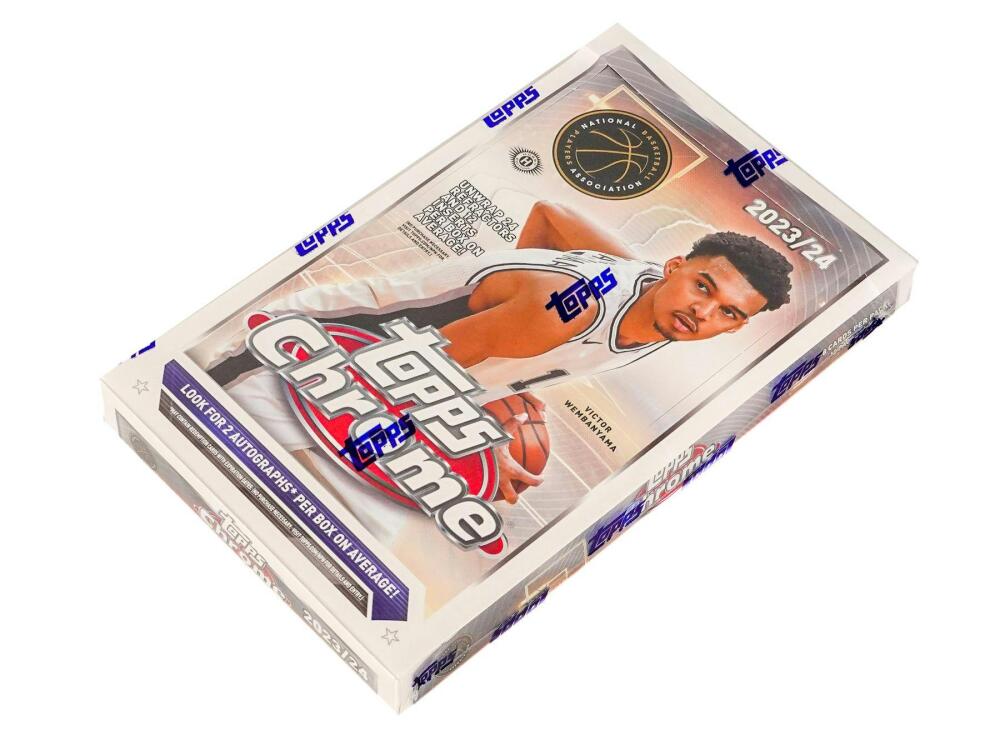 2023-24 Topps Chrome Basketball Hobby Box Image 2