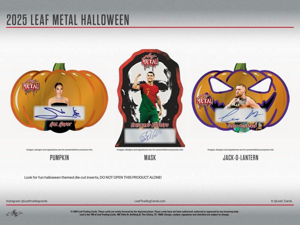 2025 Leaf Metal Halloween Hobby Box Image 5