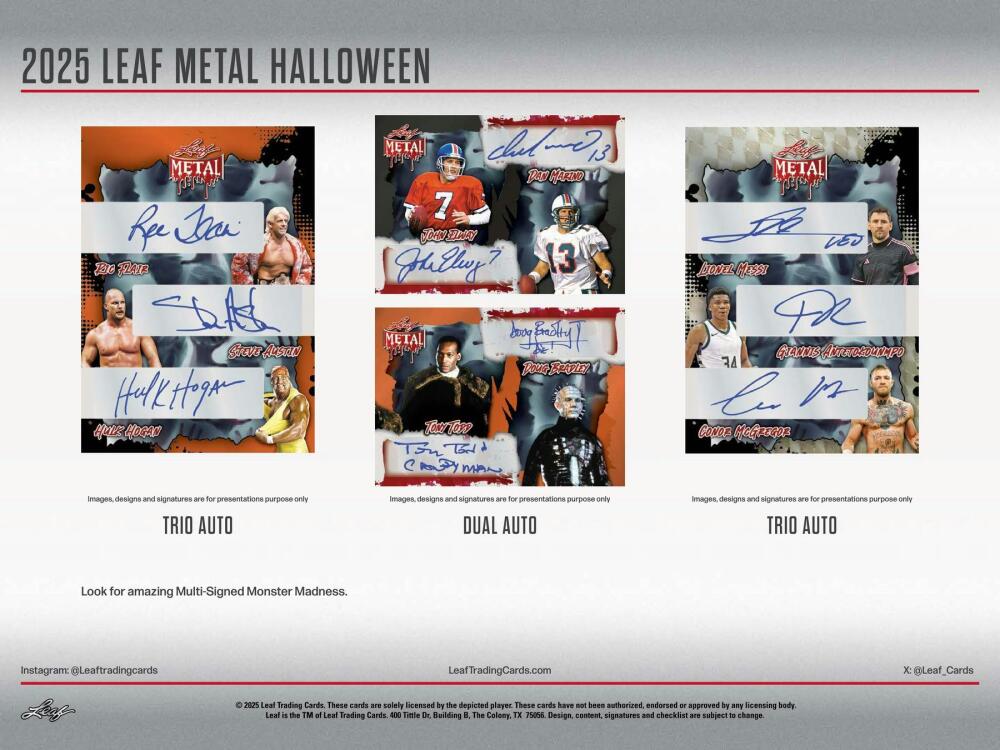 2025 Leaf Metal Halloween Hobby Box Image 6
