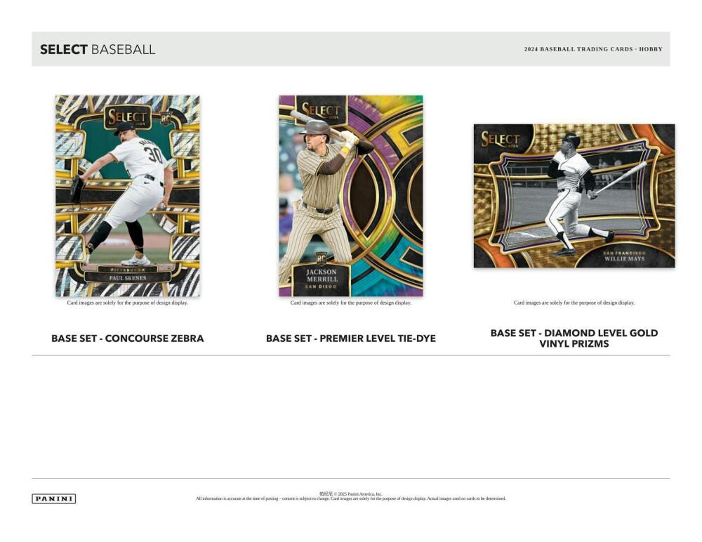 2024 Panini Select Baseball Hobby Box Image 3