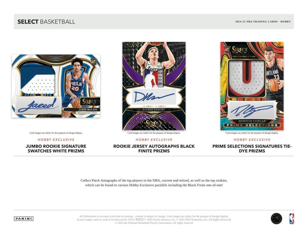 2024-25 Panini Select Basketball Hobby Box Image 4
