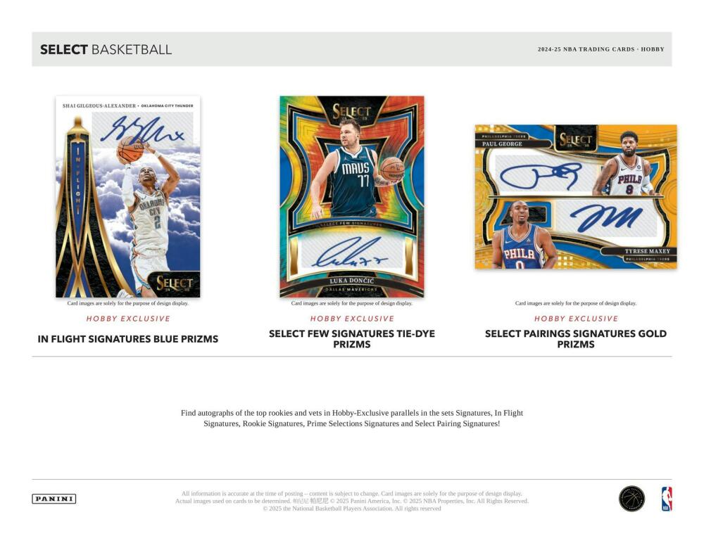 2024-25 Panini Select Basketball Hobby Box Image 6