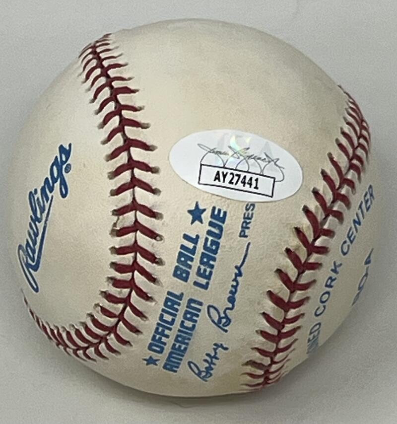 Albert Belle Autographed Signed Major League Baseball JSA Authentic Image 2