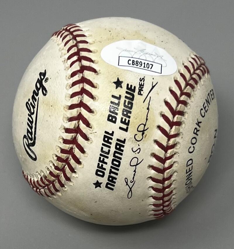 Ryne Sandberg Cubs Autographed Signed Rawlings Baseball JSA Authentic Image 2