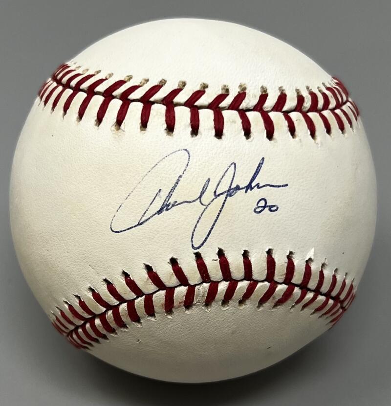 Howard Johnson Mets Autographed Signed Rawlings Baseball JSA Authentic Image 1