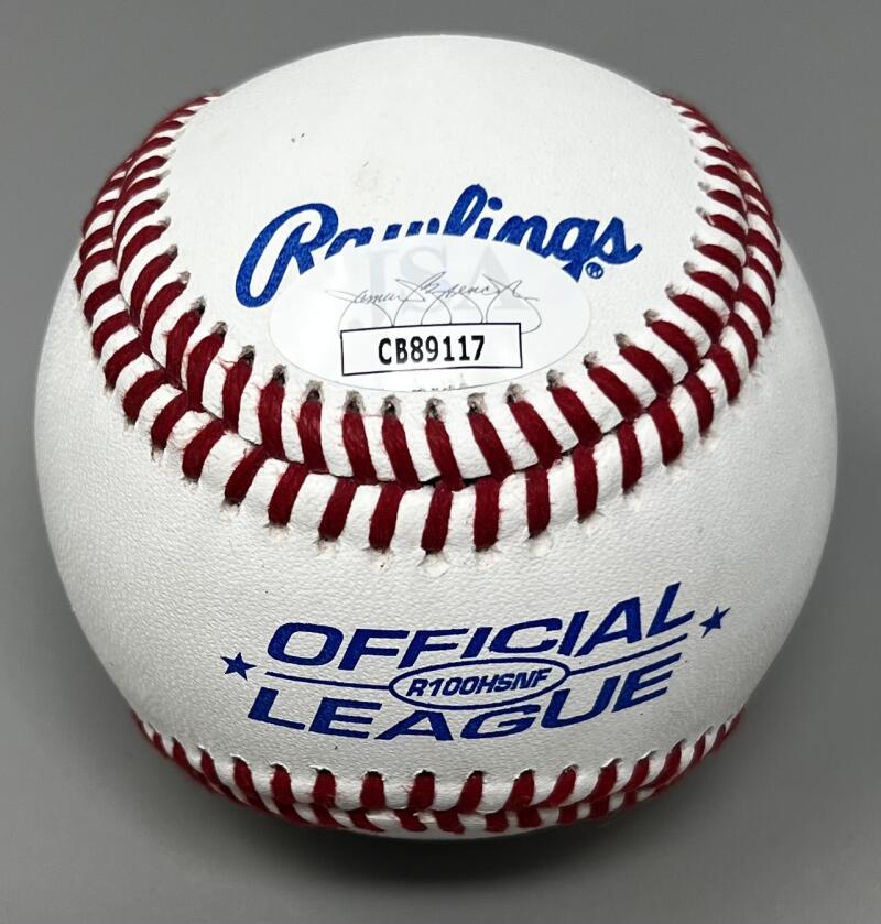 Derek Holland Autographed Signed Rawlings Baseball JSA Authentic Image 2