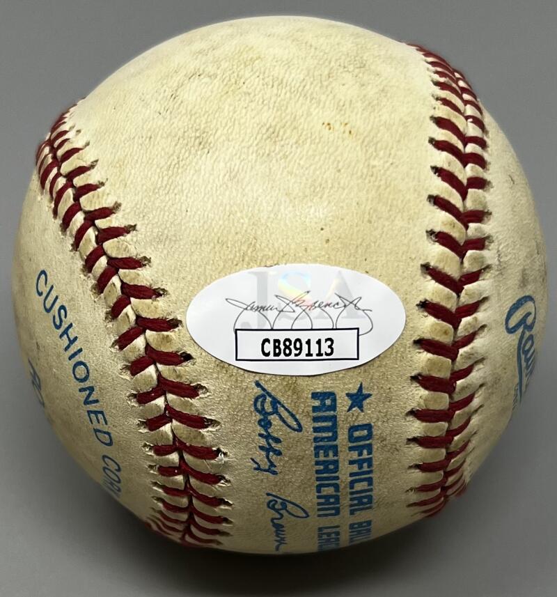 Robin Yount Brewers Autographed Signed Rawlings Baseball JSA Authentic Image 2