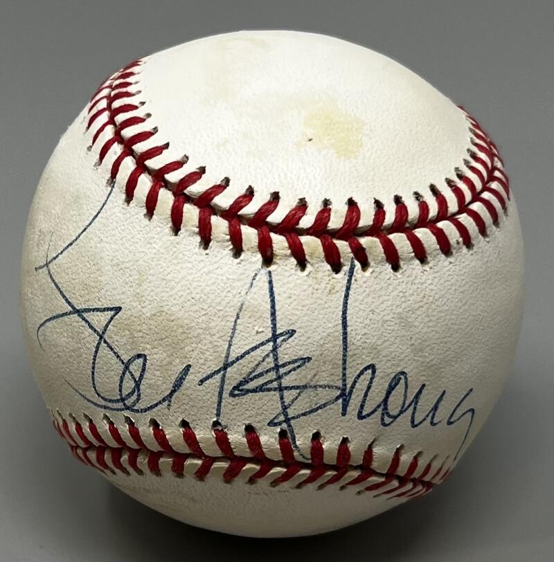 Lance Armstrong Autographed Signed Rawlings Baseball JSA Authentic Image 1