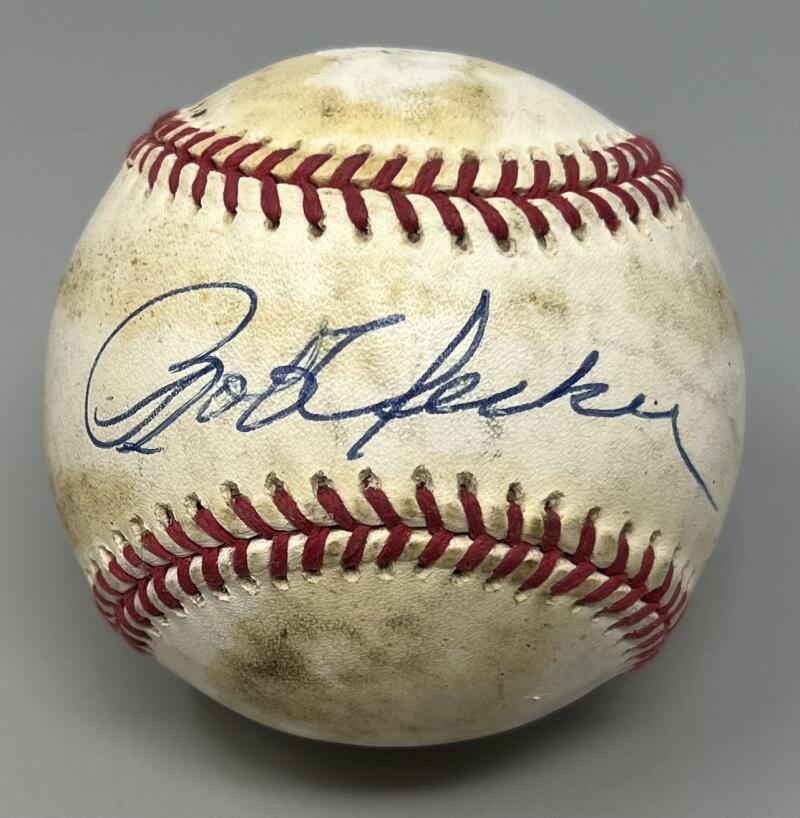 Bob Uecker Autographed Signed Rawlings Baseball JSA Authentic Image 1