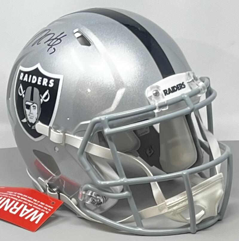Davante Adams Raiders Autograph Signed Full Size Helmet BAS Authentic Image 1