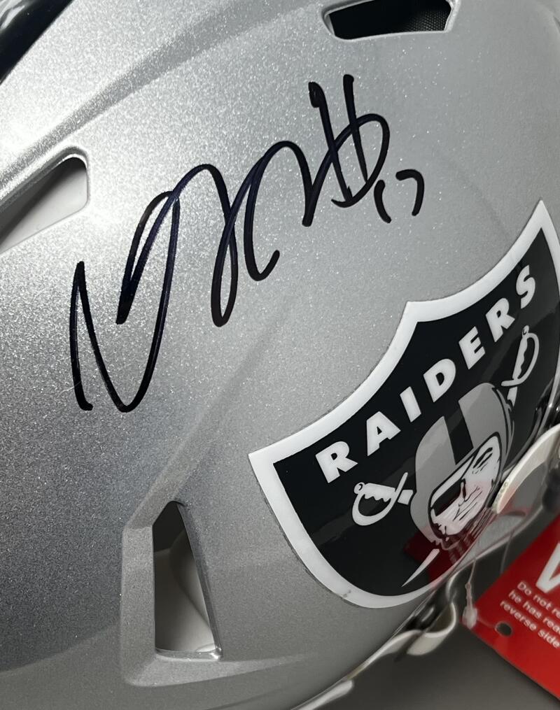 Davante Adams Raiders Autograph Signed Full Size Helmet BAS Authentic Image 4