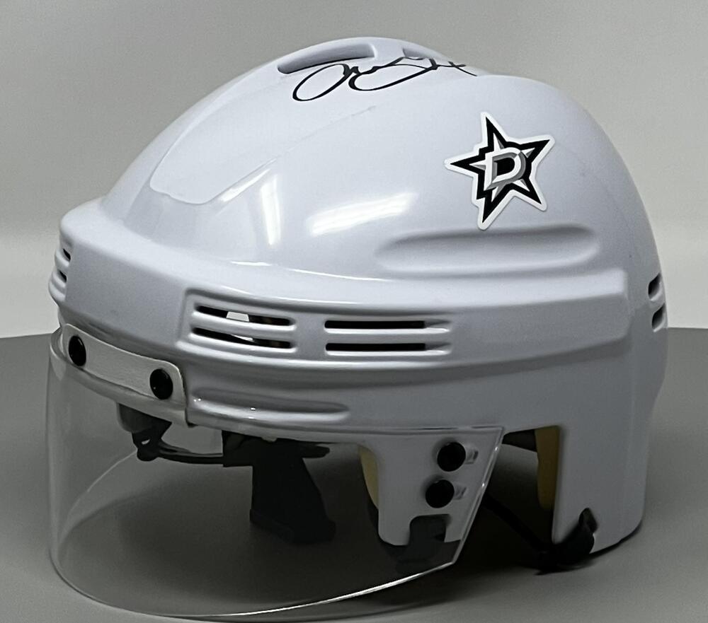 Alex Goligoski Autograph Signed NHL Mini Helmet JSA Authentic Image 2
