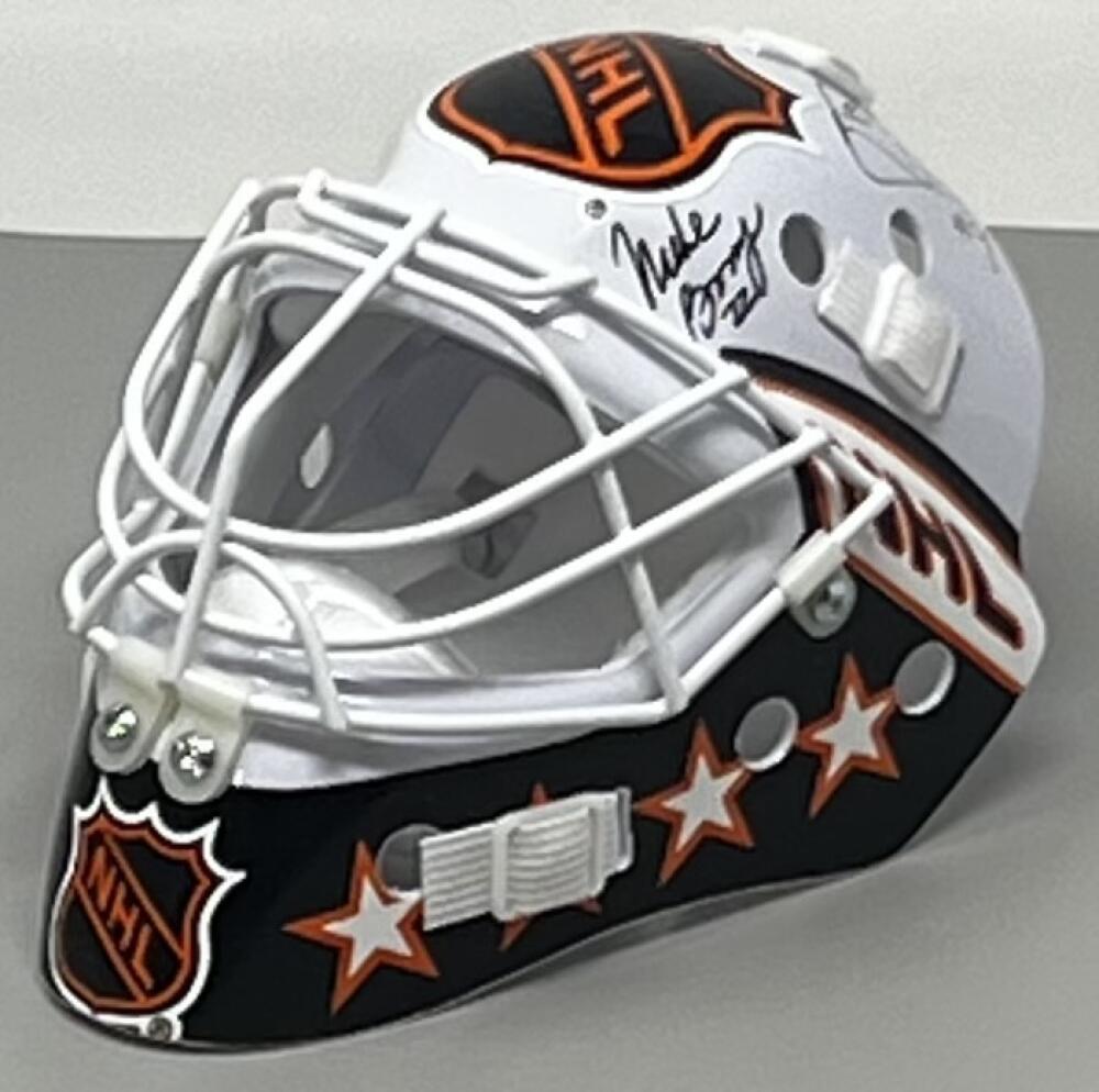 Bobby Hull / Mike Bossy Autograph Signed NHL Mini Helmet JSA Authentic Image 2
