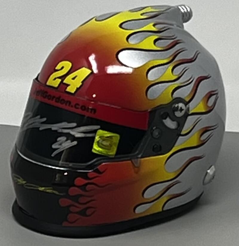 Jeff Gordon Autograph Signed Nascar Mini Helmet Pristine COA Authentic Image 2