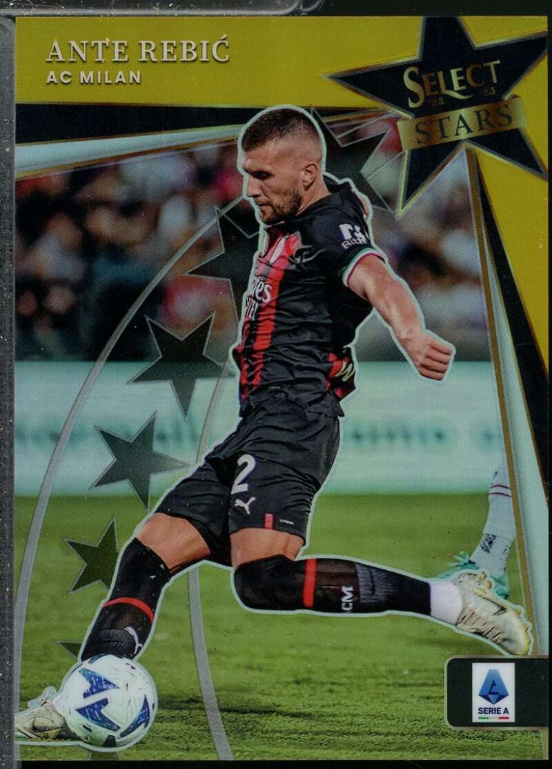 Ante Rebic Card 2022-23 Select Serie A Stars Gold /10 #1  Image 1