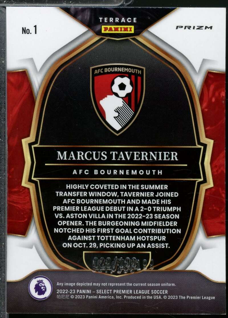 Marcus Tavernier Rookie Card 2022-23 Select English Premier League Tie-Dye #1  Image 2