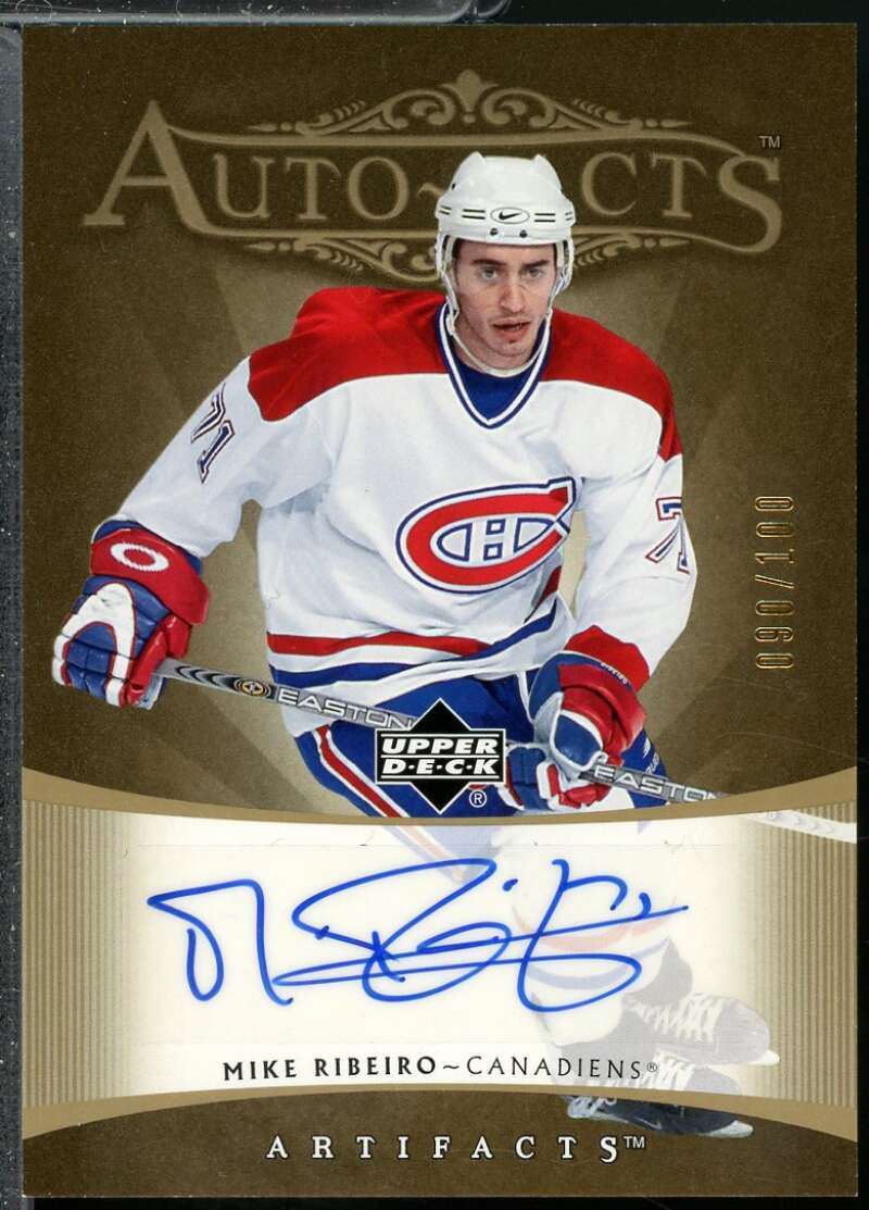 Mike Ribeiro Card 2005-06 Artifacts Autofacts Autograph /100 #AFMR  Image 1