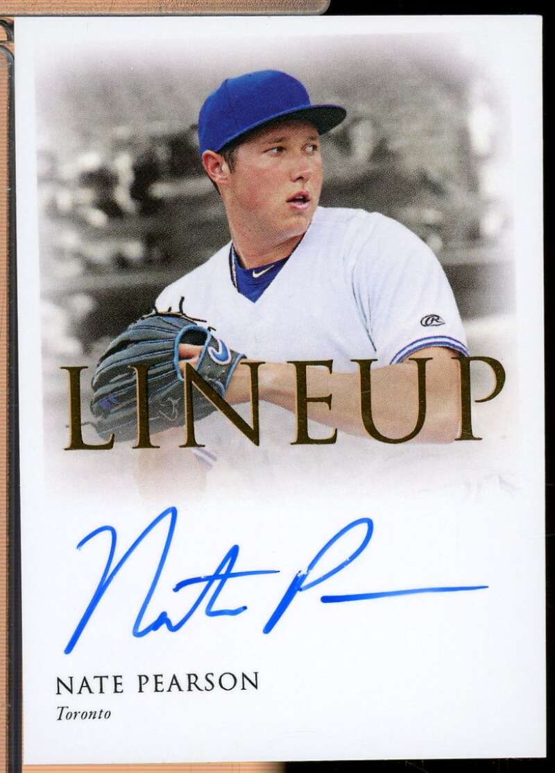 Nate Pearson 2020 Futera Unique Prospects Legend Gold Lineup Autograph /9 #PH28  Image 1