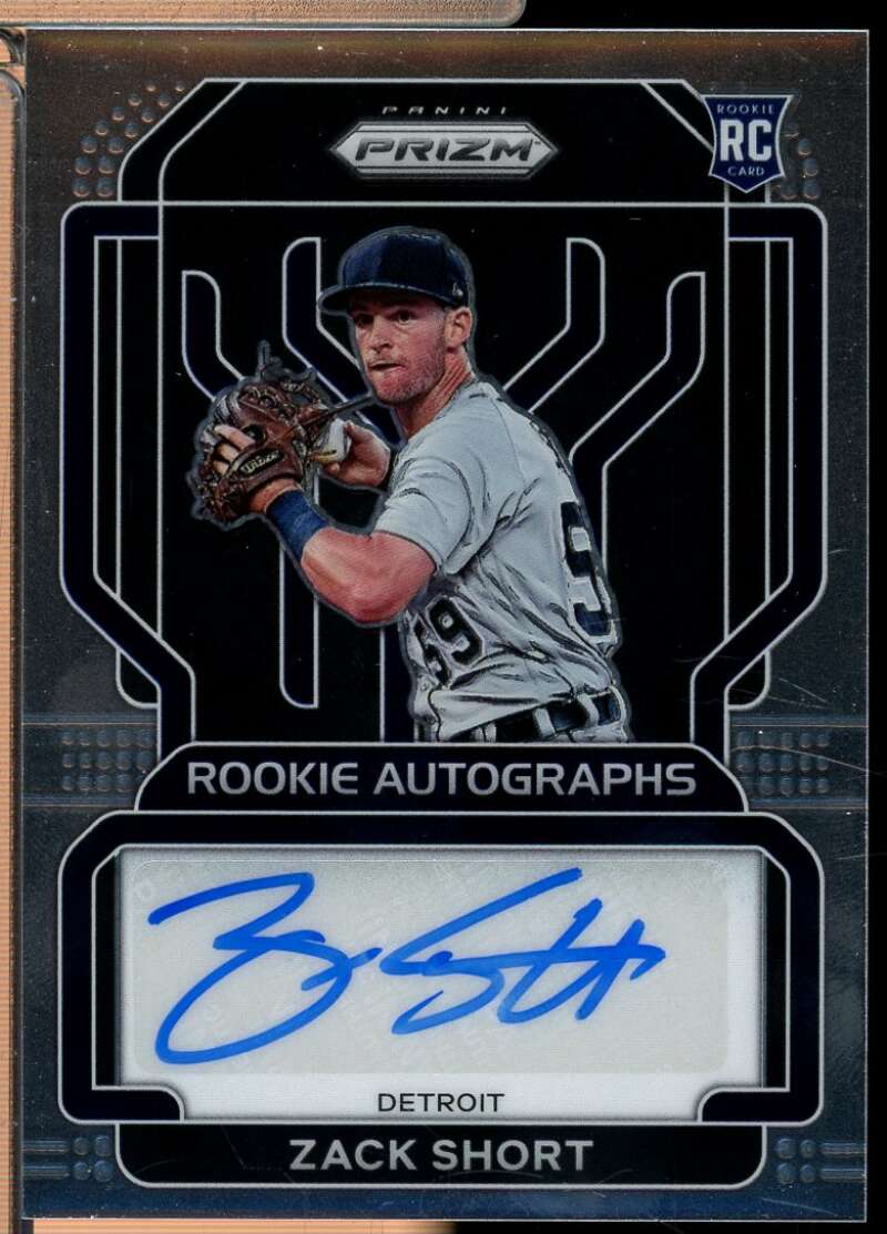 Zack Short Rookie Card 2022 Panini Prizm Autographs #64  Image 1
