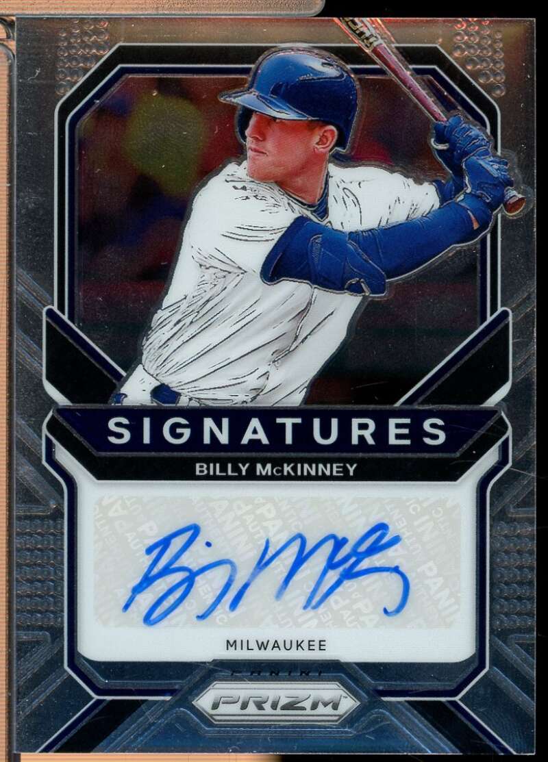 Billy McKinney Card 2021 Panini Prizm Signatures Autograph #1  Image 1